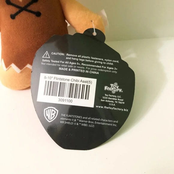 2022 The Flintstones Barney 8 Inch Plush Toy Factory Doll Figure Movie - Picture 5 of 16